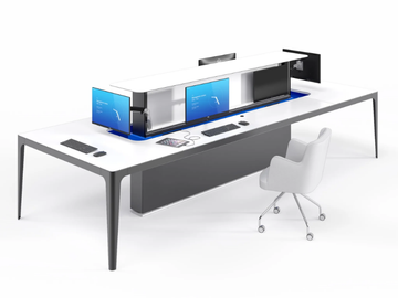 GRAND MORE SHARING - Ceramic meeting table with cable management by ESTEL GROUP - view 2